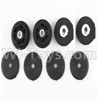 Wltoys V383 Spare parts-18 The Two level Leather belt Wheel Cover(8pcs),Wltoys V383 RC Quadcopter Drone Spare Parts Accessories,Wltoys Model V383 Replacement Accessories