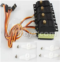 Wltoys V383 Spare parts-42 Servo unit(4pcs),Wltoys V383 RC Quadcopter Drone Spare Parts Accessories,Wltoys Model V383 Replacement Accessories