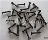 Wltoys V383 Spare parts-53 screws 2,Cross recessed pan head screws(ST2X10PB,D=3.5)-Total 35pcs,Wltoys V383 RC Quadcopter Drone Spare Parts Accessories,Wltoys Model V383 Replacement Accessories