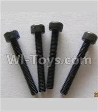 Wltoys V383 Spare parts-55 screws 5,inner hexagon Machine Teeth (M3X22 HMO )-Total 4pcs,Wltoys V383 RC Quadcopter Drone Spare Parts Accessories,Wltoys Model V383 Replacement Accessories