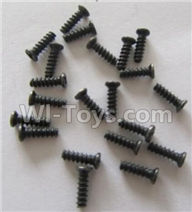 Wltoys V383 Spare parts-59 Screws 9,Cross recessed pan head screws(ST2X5PB)-Total 22pcs,Wltoys V383 RC Quadcopter Drone Spare Parts Accessories,Wltoys Model V383 Replacement Accessories