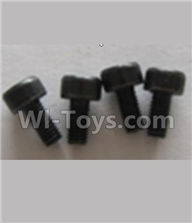 Wltoys V383 Spare parts-61 Screws 11,inner hexagon Machine Teeth screws(M3X6)-Total 4pcs,Wltoys V383 RC Quadcopter Drone Spare Parts Accessories,Wltoys Model V383 Replacement Accessories