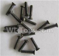 Wltoys V383 Spare parts-62 Screws 12,Cross groove Pan head screws(ST2X8PW)-Total 16pcs,Wltoys V383 RC Quadcopter Drone Spare Parts Accessories,Wltoys Model V383 Replacement Accessories