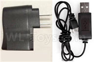Wltoys V911S Parts-16-05 Straight conversion plug & USB Charger,Wltoys V911 RC Helicopter spare parts accessories,2.4G 4CH 6-Aixs Gyro Flybarless WLtech V911S Parts