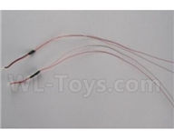Wltoys V911S Parts-21 V966.025 Wire,Wltoys V911 RC Helicopter spare parts accessories,2.4G 4CH 6-Aixs Gyro Flybarless WLtech V911S Parts