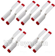 XK K124 Parts-07 Tail blades(10pcs)-Red For XK K124 helicopter Spare parts,EC145 6CH Flybarless RC Helicopter parts