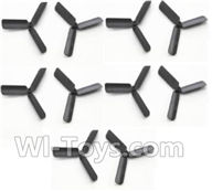 XK K124 Parts-09 Upgrade Three-blade Tail blade(10pcs) For XK K124 helicopter Spare parts,EC145 6CH Flybarless RC Helicopter parts