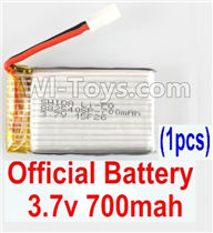 XK K124 Parts-11 Official 3.7V 700MAH Battery(1pcs) For XK K124 helicopter Spare parts,EC145 6CH Flybarless RC Helicopter parts