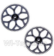 XK K124 Parts-39 Main gear(2pcs) For XK K124 helicopter Spare parts,EC145 6CH Flybarless RC Helicopter parts