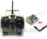 XK K124 Parts-51 Transmitter & Circuit board For XK K124 helicopter Spare parts,EC145 6CH Flybarless RC Helicopter parts