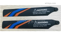 Wltoys XK K127 Propellers,Rotor blades Parts.K127.0002.Total 2pcs.XK EAGLE K127 RC Helicopter Replacement Accessories.