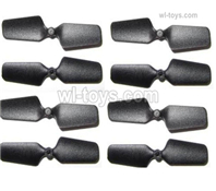 Wltoys XK K127 Tail Rotor blades Parts.V966.0020.Total 8pcs.XK EAGLE K127 RC Helicopter Replacement Accessories.