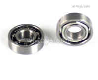 Wltoys XK K127 Bearings Parts.V966.0012.The size is 2.5x6x1.8mm.Total 2pcs.XK EAGLE K127 RC Helicopter Replacement Accessories.