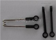 Wltoys XK K127 Pull rod. Connect Rod Parts.V988.0004. Total 4pcs.XK EAGLE K127 RC Helicopter Replacement Accessories.