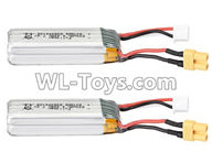XK K130 Battery Parts-7.4V 600mAh 25C Battery(2pcs)-K130.0015,XK K130 parts,XK K130 Helicopter Parts