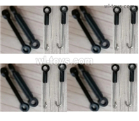 Wltoys XK K200 Parts 8pcs Upper link rod group + 8pcs Lower link rod group.K200.0007 + 0019.XK Force K200 RC Helicopter Replacement Accessories.