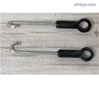 Wltoys XK K200 Parts Lower Link rod group.K200.0019.Lower steering connect buckle.Total 2pcs.XK Force K200 RC Helicopter Replacement Accessories.