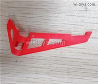 Wltoys XK K200 Parts Verticall Tail group.K130.0026.Total 1pcs.Red Color.XK Force K200 RC Helicopter Replacement Accessories.