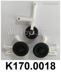 Wltoys K270 Parts K170.0018 Landing Gear Set -LWQ Passenger Version.WLtoys XK K270 RC Helicopter Accessories,UH-60L Black Hawk,K270 Rescue helicopter spare parts