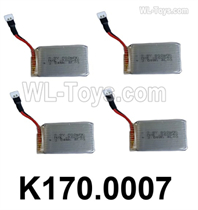 Wltoys K270 Parts K170.0007 Battery Set-4pcs.WLtoys XK K270 RC Helicopter Accessories,UH-60L Black Hawk,K270 Rescue helicopter spare parts