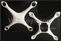 Wltoys XK X1 Parts-body shell cover-(Upper + Bottom),Wltoys XK X1 Drone Parts,XK X1 Quadcopter Parts