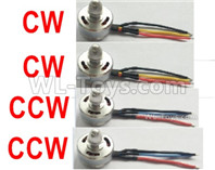 Wltoys XK X1 Parts-Brushless Motor(2X CW+ 2X CCW)-4pcs-X1-18,Wltoys XK X1 Drone Parts,XK X1 Quadcopter Parts
