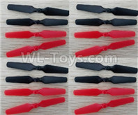 Wltoys XK X100 Parts-Propellers,Rotor blades(16pcs)-X100.001,Jaguar XK X100 Drone Parts,XK X100 Quadcopter Parts