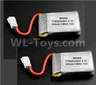 Wltoys XK X100 Parts-Battery-2pcs-3.7V 250MAH Battery-X100.007,Jaguar XK X100 Drone Parts,XK X100 Quadcopter Parts