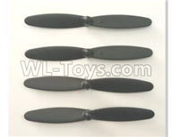 XK X130-T.0001-01 Spare Parts-Propellers,Main rotor blades(4pcs),Wltoys XK X130-T RC Racing Drone Parts,X130-T RC Quadcopter Spare parts,X130T RC Drone parts