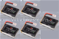 XK X130-T.0020-03 Spare Parts-3.7V 700MAH Battery(5PCS),Wltoys XK X130-T RC Racing Drone Parts,X130-T RC Quadcopter Spare parts,X130T RC Drone parts