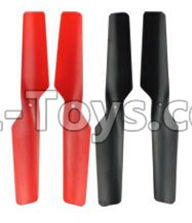 XK X260 Spare parts-07-01 X260-07 Propellers,Main rotor blades(4pcs),XK X260 RC Quadcopter Drone Spare Parts Replacement Accessories