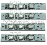 XK X260 Spare parts-14-02 X260-14 Gree light board(4pcs),XK X260 RC Quadcopter Drone Spare Parts Replacement Accessories