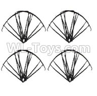 XK X260 Spare parts-24-02 Outer protect frame(4pcs),XK X260 RC Quadcopter Drone Spare Parts Replacement Accessories