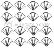 XK X260 Spare parts-24-03 Outer protect frame(16pcs),XK X260 RC Quadcopter Drone Spare Parts Replacement Accessories