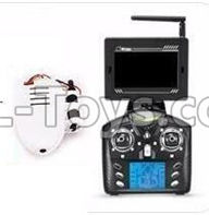 XK X260 Spare parts-25-02 Transmitte & FPV Display with Antena & 5.8G HD Camera unit,XK X260 RC Quadcopter Drone Spare Parts Replacement Accessories