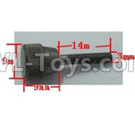 XK X260 Spare parts-29 bolt For the FPV Display,XK X260 RC Quadcopter Drone Spare Parts Replacement Accessories