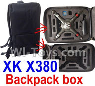 XK X380 Parts-00 Upgrade BackPack Box,Weight about 1.6kg-Size-37X25X48CM Spare Parts Accessories for Wltoys XK X380 RC Drone,RC Quadcopter Aircraft