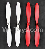 XK X380 Parts-04 Propellers,Main rotor blades(4pcs) Spare Parts Accessories for Wltoys XK X380 RC Drone,RC Quadcopter Aircraft