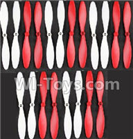 XK X380 Parts-05 Propellers,Main rotor blades(20pcs) Spare Parts Accessories for Wltoys XK X380 RC Drone,RC Quadcopter Aircraft
