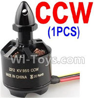 XK X380 Parts-19 2212 KV 950 Reversing-rotating Brushless Motor(CCW)-1pcs Spare Parts Accessories for Wltoys XK X380 RC Drone,RC Quadcopter Aircraft