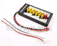 XK X380 Parts-32 ParaBoard,Parallel charging Board with XT60 Plug,Upgrade 1-to-6 Conversion board Spare Parts Accessories for Wltoys XK X380 RC Drone,RC Quadcopter Aircraft
