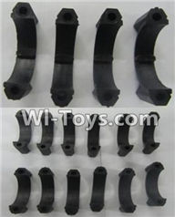 XK X500 Spare Parts-005 Aluminum tube buckle unit(Total 16pcs),XK X500 RC Quadcopter Drone Spare Parts,XK X500-A Replacement Accessories Parts