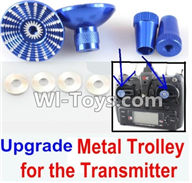 XK X500 Spare Parts-041-04 Upgrade Metal Trolley for the Transmitter-Blue(Can be used for XK X251 K100 K110 K120 K123 K124 X350 X380 X500),XK X500 RC Quadcopter Drone Spare Parts,XK X500-A Replacement Accessories Parts
