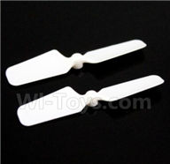 XK K110 K110S Parts-08 Tail blade(2pcs)-White For Wltoys XK K110 K110S Helicopter parts,6ch Brushless Helicopter spare Accessories