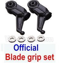 XK K110 K110S Parts-66 Official Plastic main blade grip set-Black For Wltoys XK K110 K110S Helicopter parts,6ch Brushless Helicopter spare Accessories