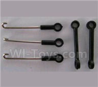 XK K110 K110S Parts-15 Connect buckle(2pcs) & Servo connect buckle(3pcs) For Wltoys XK K110 K110S Helicopter parts,6ch Brushless Helicopter spare Accessories