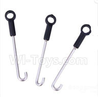 XK K110 K110S Parts-16 Servo buckle(3pcs) For Wltoys XK K110 K110S Helicopter parts,6ch Brushless Helicopter spare Accessories