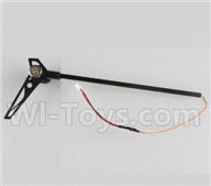 XK K110 K110S Parts-18 Whole tail unit(Include the tail motor,tail cover) For Wltoys XK K110 K110S Helicopter parts,6ch Brushless Helicopter spare Accessories