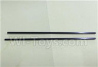 XK K110 K110S Parts-19 Long tail tube,Long Carbon tube(2pcs) For Wltoys XK K110 K110S Helicopter parts,6ch Brushless Helicopter spare Accessories