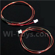 XK K110 K110S Parts-23 Tail motor wire(2pcs) For Wltoys XK K110 K110S Helicopter parts,6ch Brushless Helicopter spare Accessories